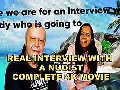 PREVIEW OF COMPLETE 4K MOVIE REAL INTERVIEW WITH A NUDIST WITH ADAMANDEVE AND LUPO