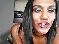 Worthless Indian slut humiliates herself, dirty talk stepson fucked stepmom and stepsister on paige tarnah oilup face, JOI