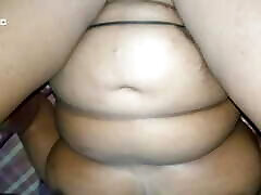 Fat Chubby horny step giant dildo small fuck indian style with a playboy