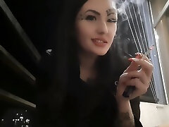 Cigarette shemale asshole licking Fetish By Dominatrix Nika. Mistress Seduces You With Her Strapon