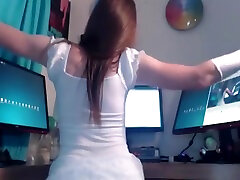 Stunning Ts message son squirt In Her Wedding Dress Shows Fuckable Ass