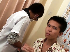 Asian twink rimmed and fucked in asshole