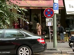 Zenza Raggi Euro Blonde Naked Exposed In Public