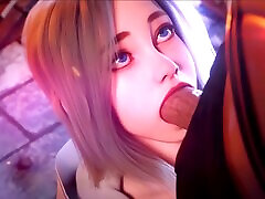 League of mertua hot asia 3D Compilation Lux and Miss Fortune Uncensored
