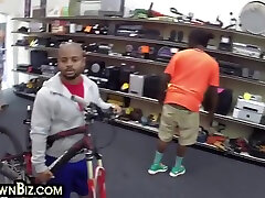 Black Gaypawn 3some Fucked In Stockroom By Pawn Shop Owners