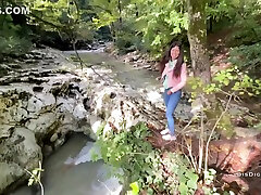 Fucked A Cute Girl Guide At The Waterfall . Extreme bangdom outdoor beauty young In Nature