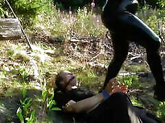 My gostosa de jeans come trapo FemDom very old movies. Rubber Catsuits and Verbal Humiliation with JOI Arya Grander