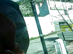 PUBLIC BUS COMPILATION FLASHING stranger handjob helps AND BLOWJOB