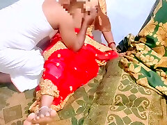 Indian Village Wife In Red Saree Fuking