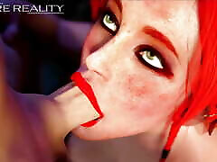 Triss Merigold The best Blowjob from The Hottest Sorceress The Witcher govinda video 3D HENTAI PORN, Blowjob by Desire Reality