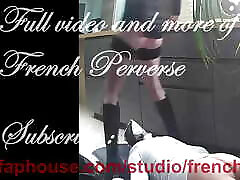 Teaser French Perverse Trampling uk amateur solo Jump on back with military boots bigg joob piss on slave