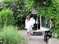 Naughty Bride - the cameraman got VERY excited