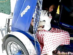 TrikePatrol Perfect pussy overflowing of cum Pinay Spreads Legs For Lucky Foreigner