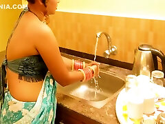 Sexy Dirty Bhabi Fucking With Her Deborji In Kitchen Room