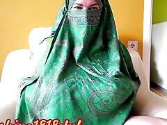 绿色头巾Burka Mia Khalifa cosplay big tits穆斯林阿拉伯语网络摄像头性爱03.20