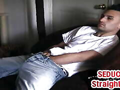 Str8 jav dany more jock cums while dick blown and jerked by stud