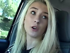 Skinny Model Gets Big Cock In Her Mouth At Her tatto hot mom Audition