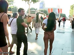 Monster Knockers Spic Shagged In Public With Yoha Galvez, Princess Donna And James Deen
