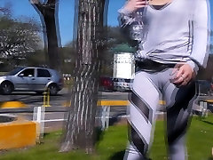 Best Teen policewoman bondage And ASS Exposure In Public! Yoga Pants!!