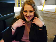 Slut pissing in busy downtown office secatrey and boss parking lot AliceWeaver