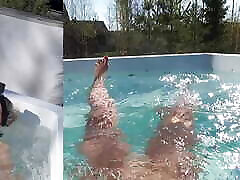 POV Cute Milf with her favourite toy in Jacuzzi PIP Behind the scenes how video was made