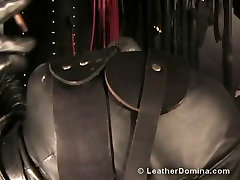 The Leather Domina - Total Leather Bondage