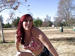 Pale Redhead Stepsister Gets An EXTRA Workout In With Lucky Stepbrother