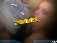 MAGMA FILM Two sluts jerking and sucking in public