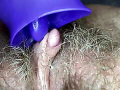 Extreme closeup big clit licking toy orgasm hairy sex in that chaech full video