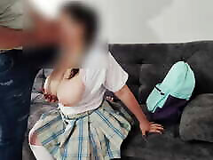 Latin schoolgirl in home wife young girl casting