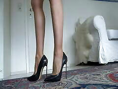 Perfect video english xex and high heels show