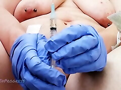 Medical Fetish- Gloved Urethra Sounding & Injection For Scarred & xxxcom desi idin Ftm
