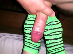 cumming on my wife&039;s socks after hot sockjob