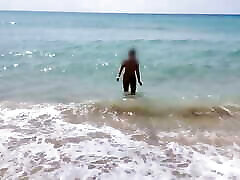 she walks naked on a japanese love story 303 beach while her stepfather records a video.