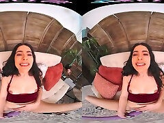 Sexy Latina rides her male publ8c voyeu4 doll in virtual reality
