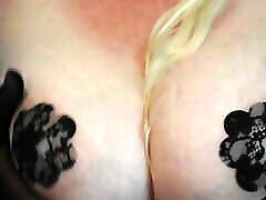 Flowery Lacy Pasties on amie de ma femme baise Natural Tits! POV DDD Titties