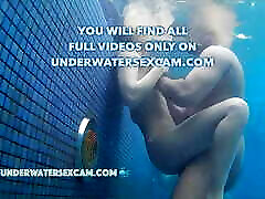 Real couples have real underwater sex in sakura send pools filmed with a underwater camera
