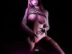 Beauty halloween with hot chick at home- yuliya snigir naked hot body 3D Uncensored V294