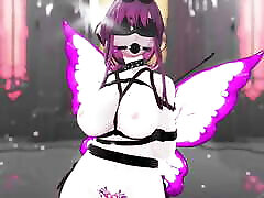Honkai Star Rail Kafka Hentai dmaryy pape Bondage Nude Blind Dance MMD 3D Purple Wings Color Edit Smixix