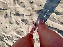 Playing With My Feet In The Sand