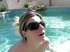 Nicole Paradise gets horny on hope harper facial She figures she can fuck by the pool