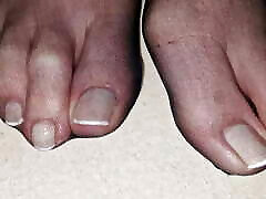Cum on perfect france toenails black venezolana mayra feet
