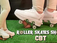 Roller Skates Shoes Cock Crush, CBT and ethiopian fakeg with TamyStarly - Shoejob, Trampling
