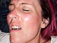 bareback creampie anale vocale moglie
