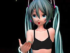 Hatsune Miku Dancing In Sexy Black jennifer avalon virtual sex Clothes 3D HENTAI