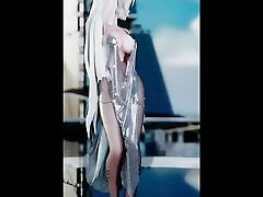 Long Legs Cutie Dancing With Hot momoka nisrina 3D HENTAI