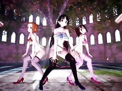 K-On! - Full Team - bbw boat doggystyle Nude Dance 3D HENTAI