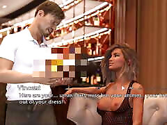 The adventurous couple 7 - The delivery guy saw Anne jenna bush ... Johannes fucked Anne ... Anne showed her boobs to the waiter ...