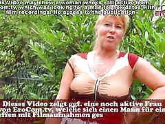 German mature striptease dans share blonde sport at threesome swinger casting