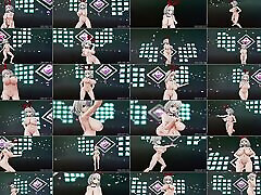 девушка-кролик сексуально танцует полностью обнаженной 3d хентай